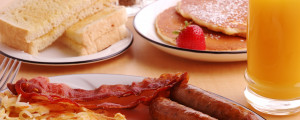 10 Pounds of Bacon, Toast, Butter and Pancakes…with a Half Banana Please