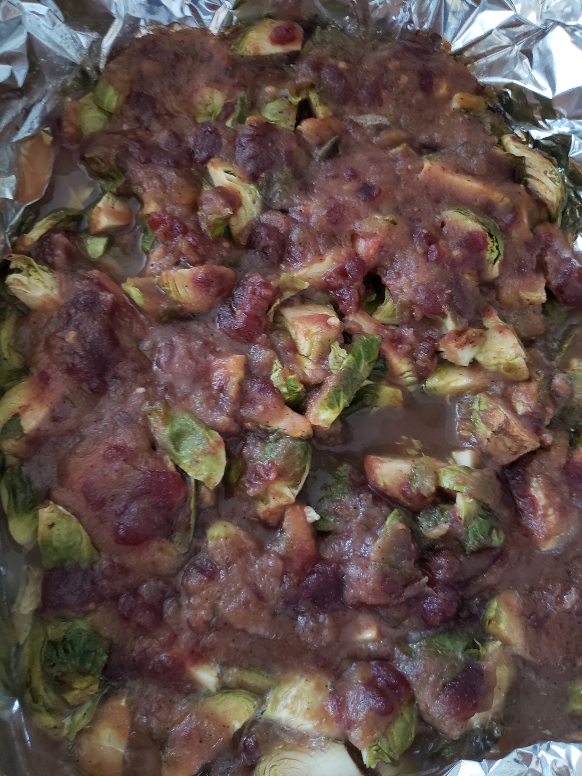 Cranberry Habanero Brussel Sprouts